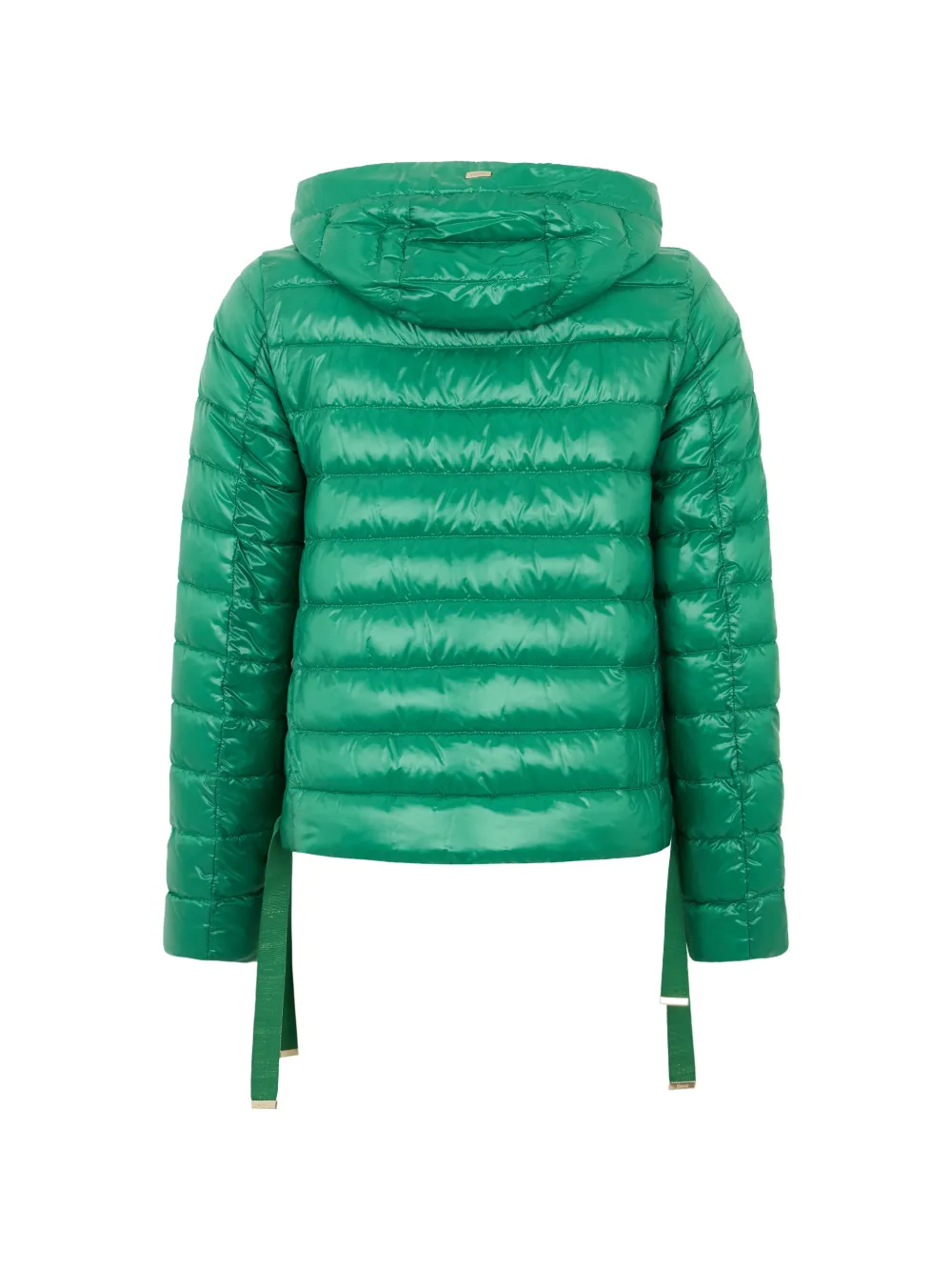 Herno Gevoerd jack met capuchon Groen