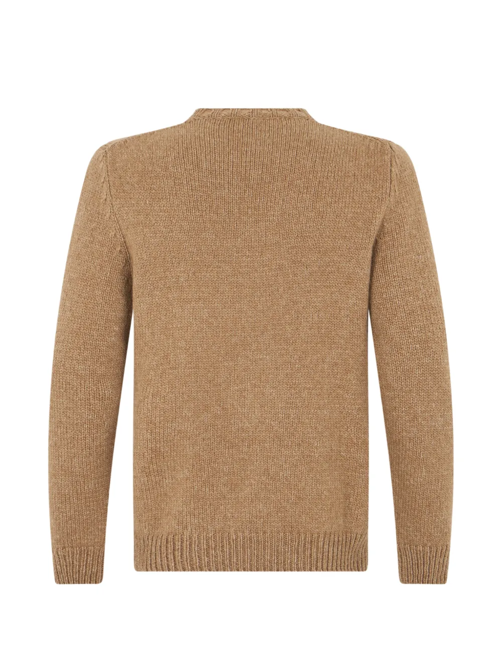 Fedeli Kasjmier trui met ronde hals Beige