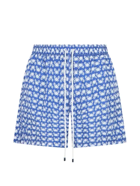 Fedeli crab-print drawstring swim shorts