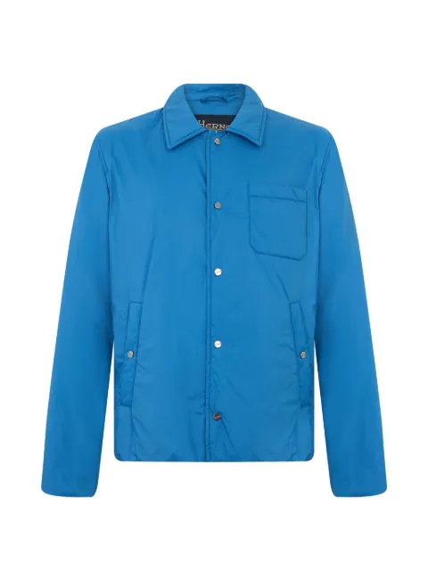 Herno button-up collared jacket