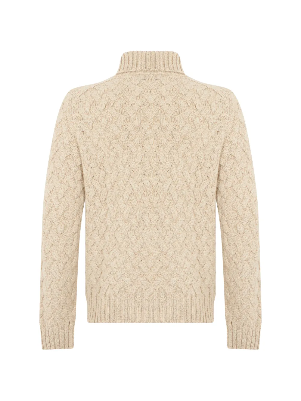 Fedeli Kabelgebreide coltrui Beige
