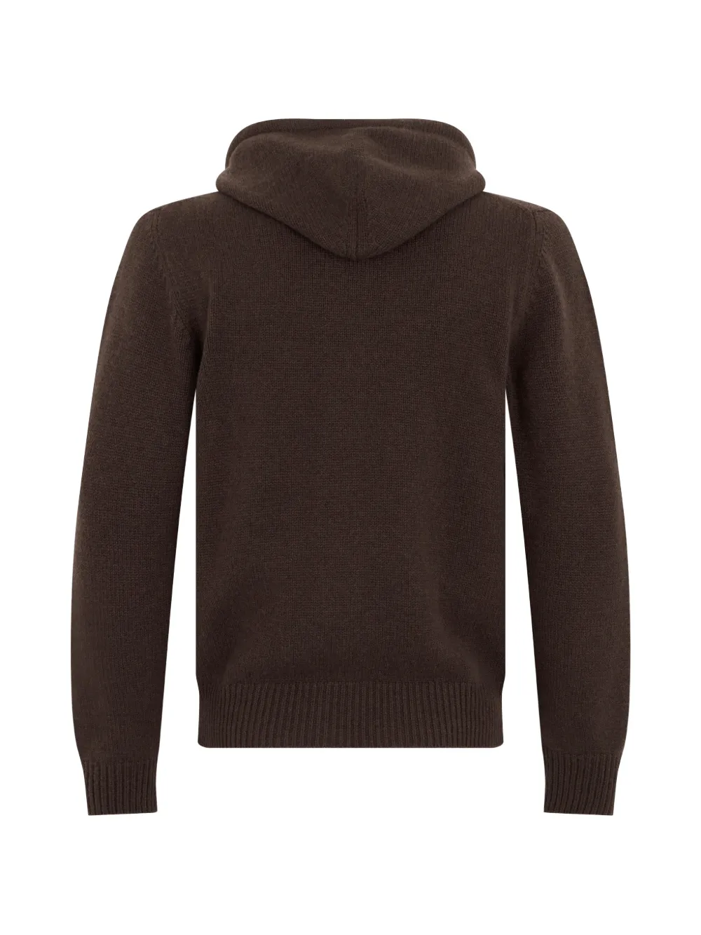 Fedeli Hoodie met rits Bruin