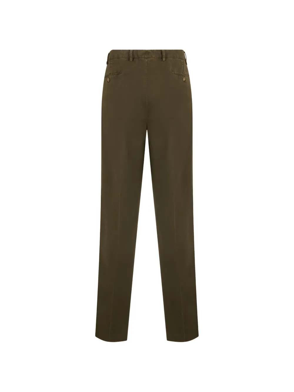 Fedeli straight-cut pleated trousers Groen