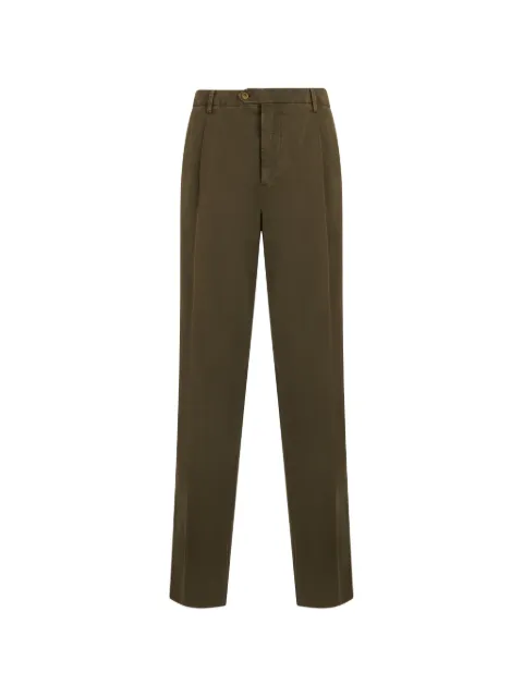 Fedeli straight-cut pleated trousers
