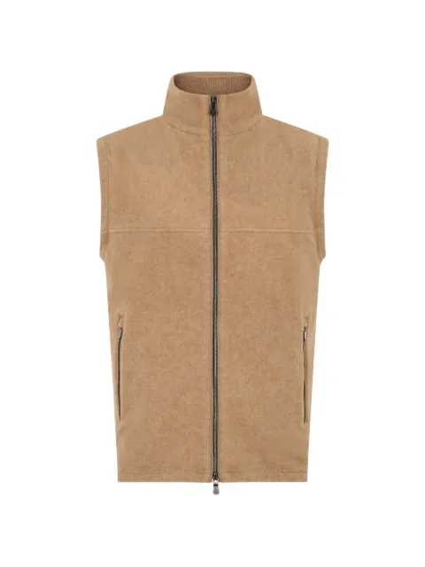 Fedeli zip-up cashmere gilet