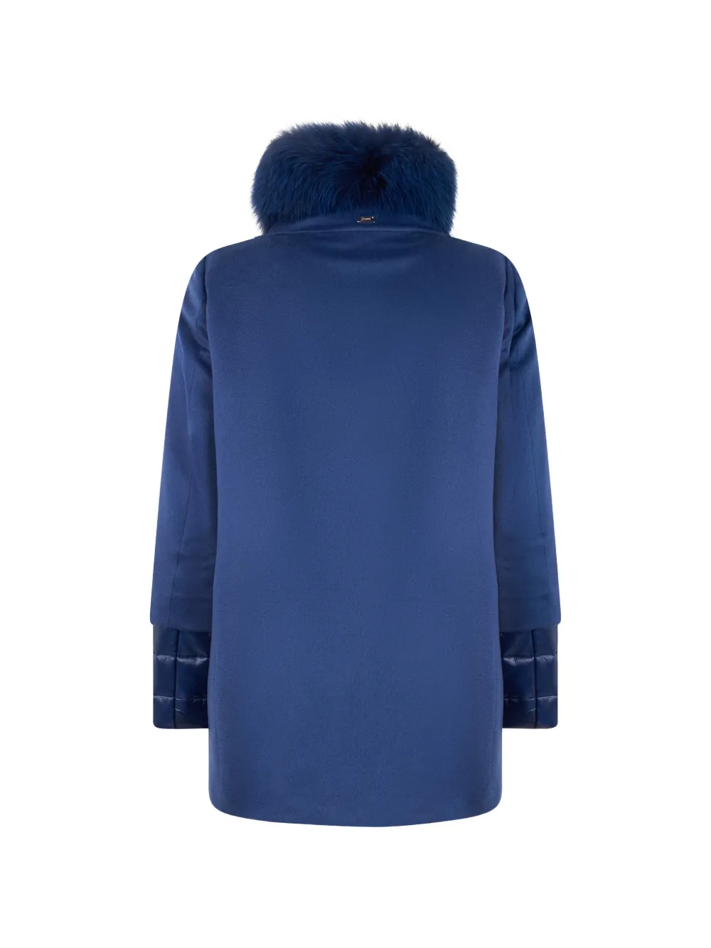 Herno Jack met imitatiebont Blauw