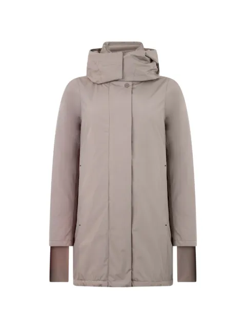Herno hooded zip-up jacket