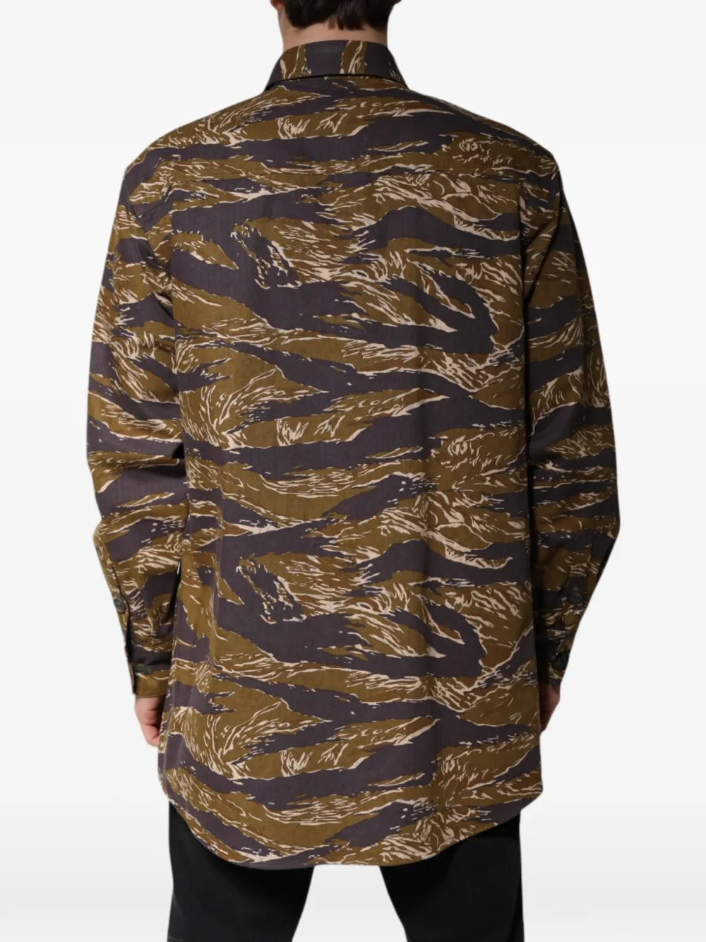 Dolce & Gabbana Jack met luipaard-print en tijgerstreep Bruin