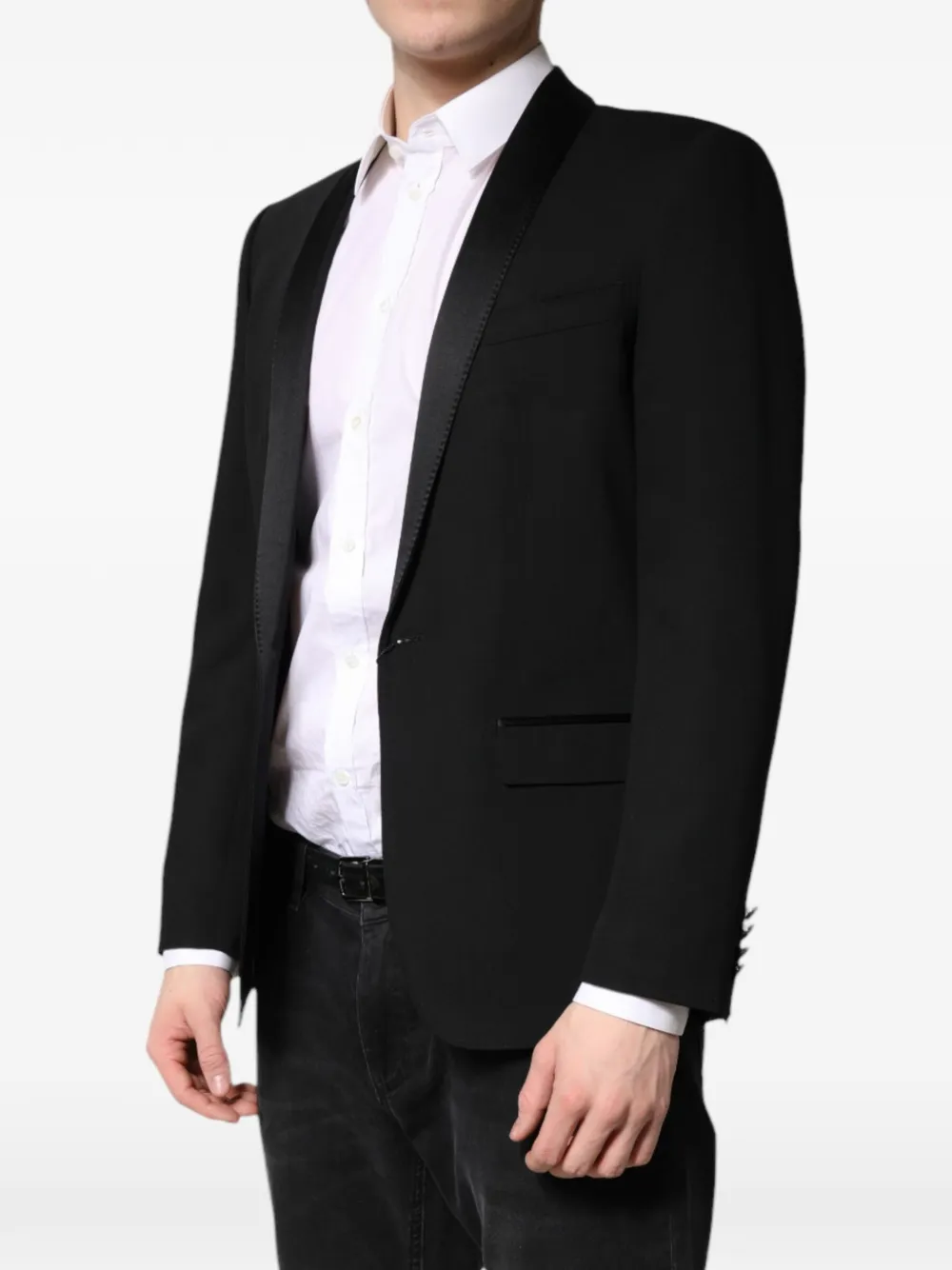 Dolce & Gabbana Martini single-breasted blazer Zwart