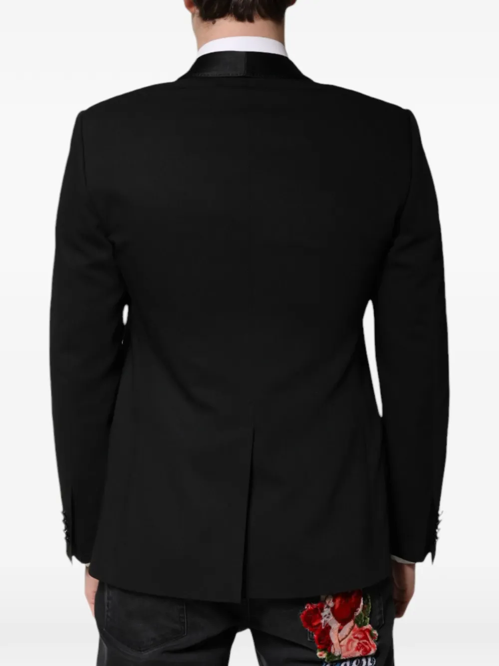 Dolce & Gabbana Martini single-breasted blazer Zwart