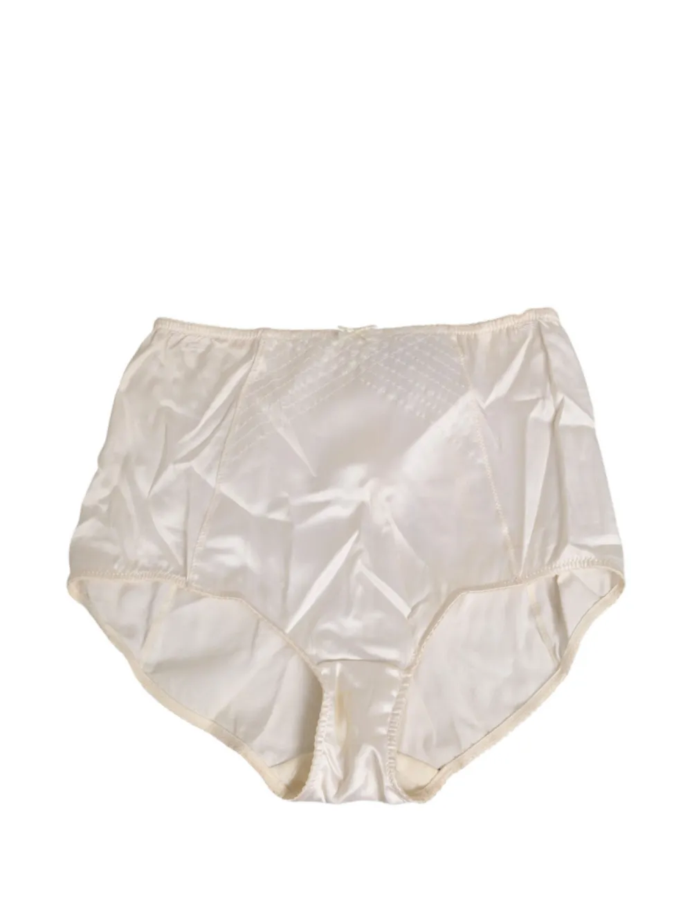 Dolce & Gabbana quilted silk briefs - Tons neutres