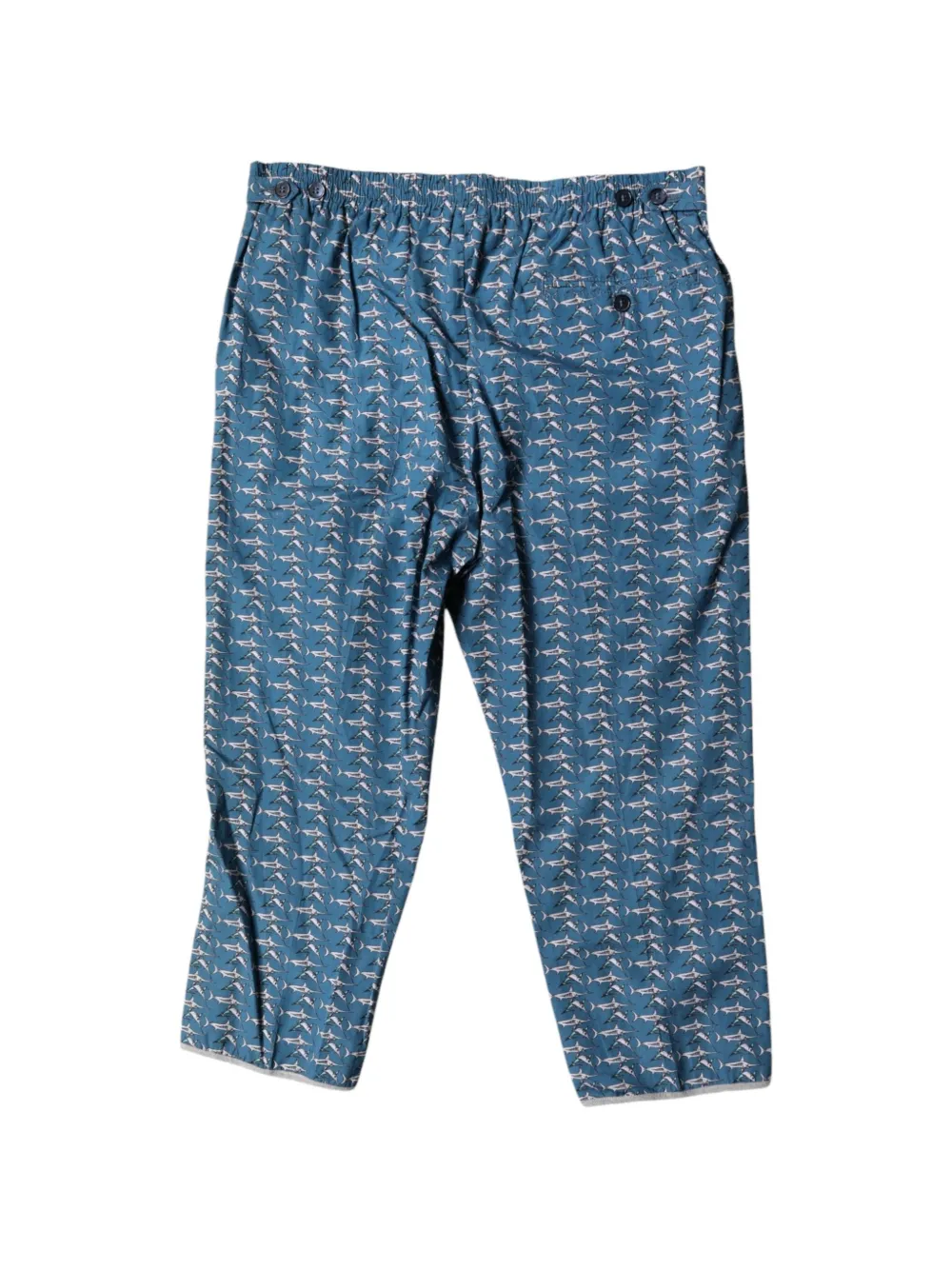 Dolce & Gabbana Pyjamabroek met zwaardvis-print Blauw
