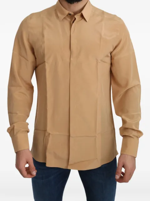 Dolce & Gabbana long-sleeve silk shirt
