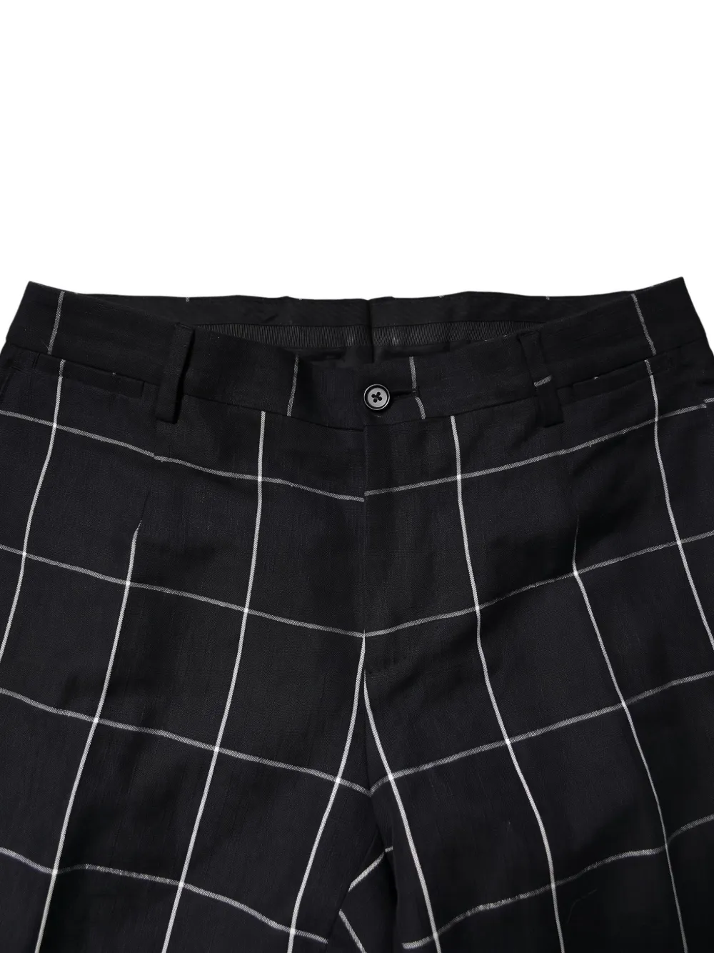 Dolce & Gabbana Taormina checked double-breasted suit Zwart