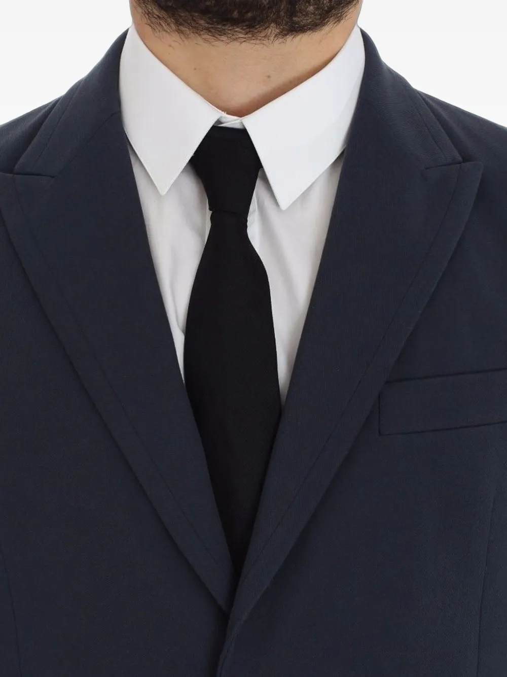 Dolce & Gabbana Blazer met enkele rij knopen Blauw