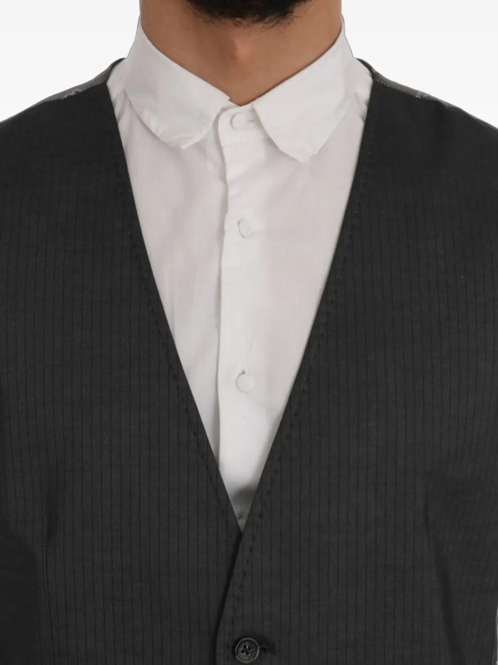 Dolce & Gabbana Gilet met krijtstreep Grijs