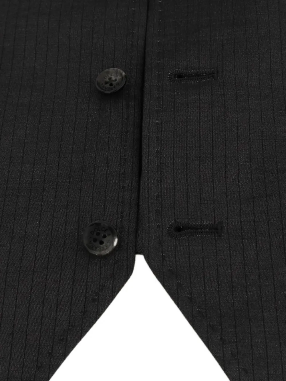 Dolce & Gabbana Gilet met krijtstreep Grijs
