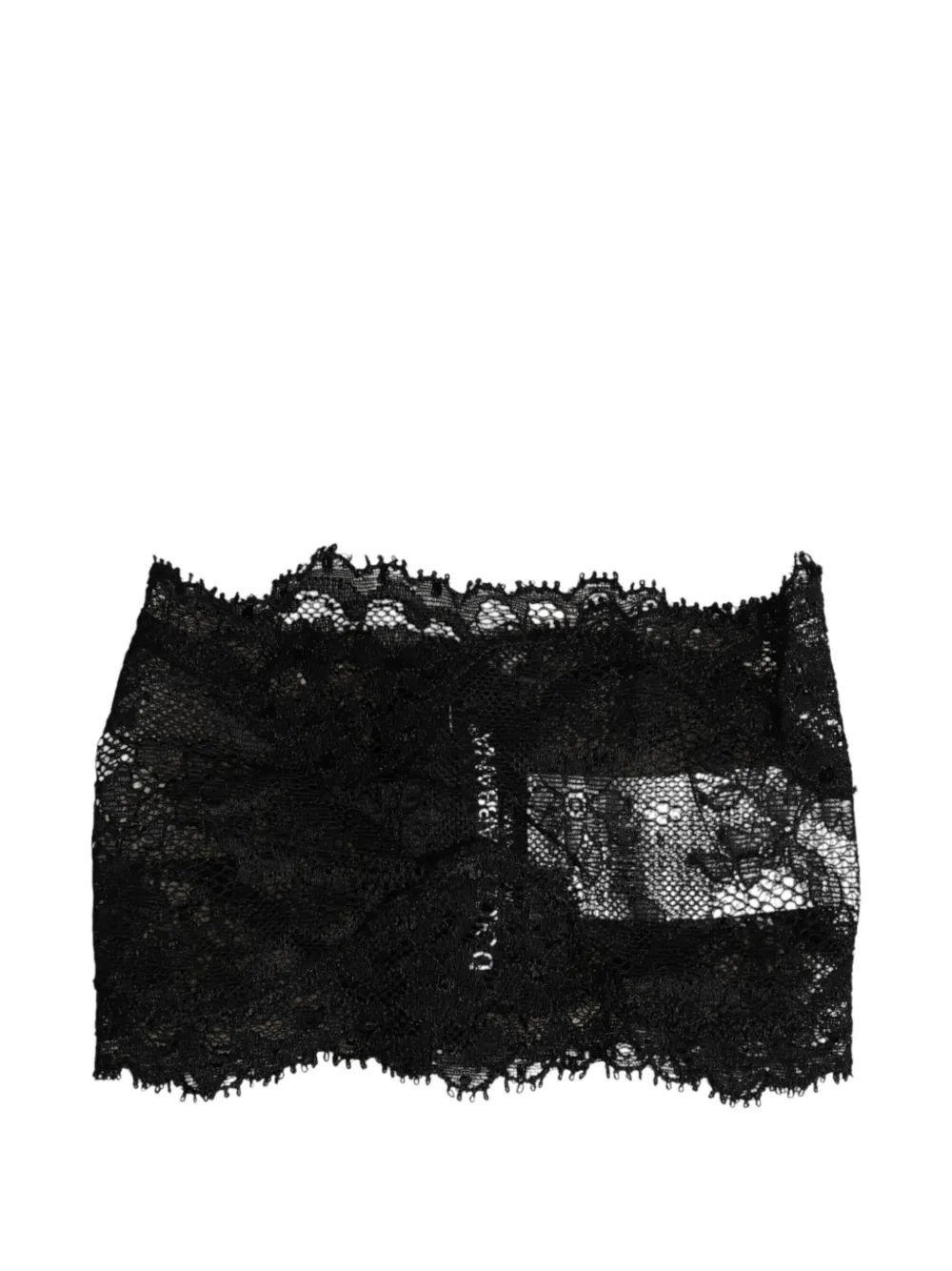 Dolce & Gabbana Kanten bandeau tanktop Zwart