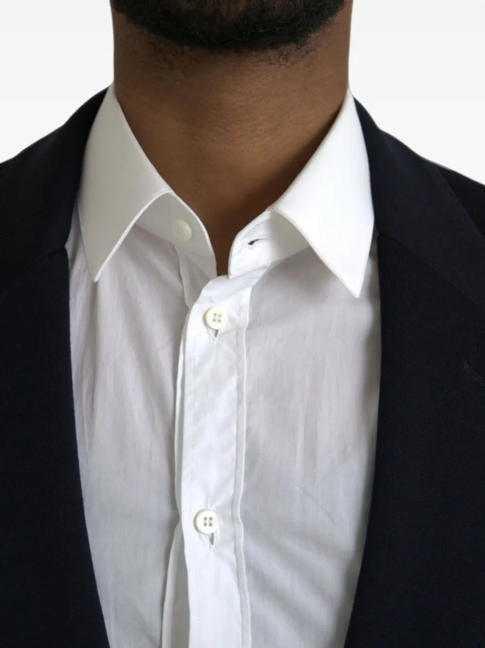 Dolce & Gabbana Blazer met enkele rij knopen Zwart
