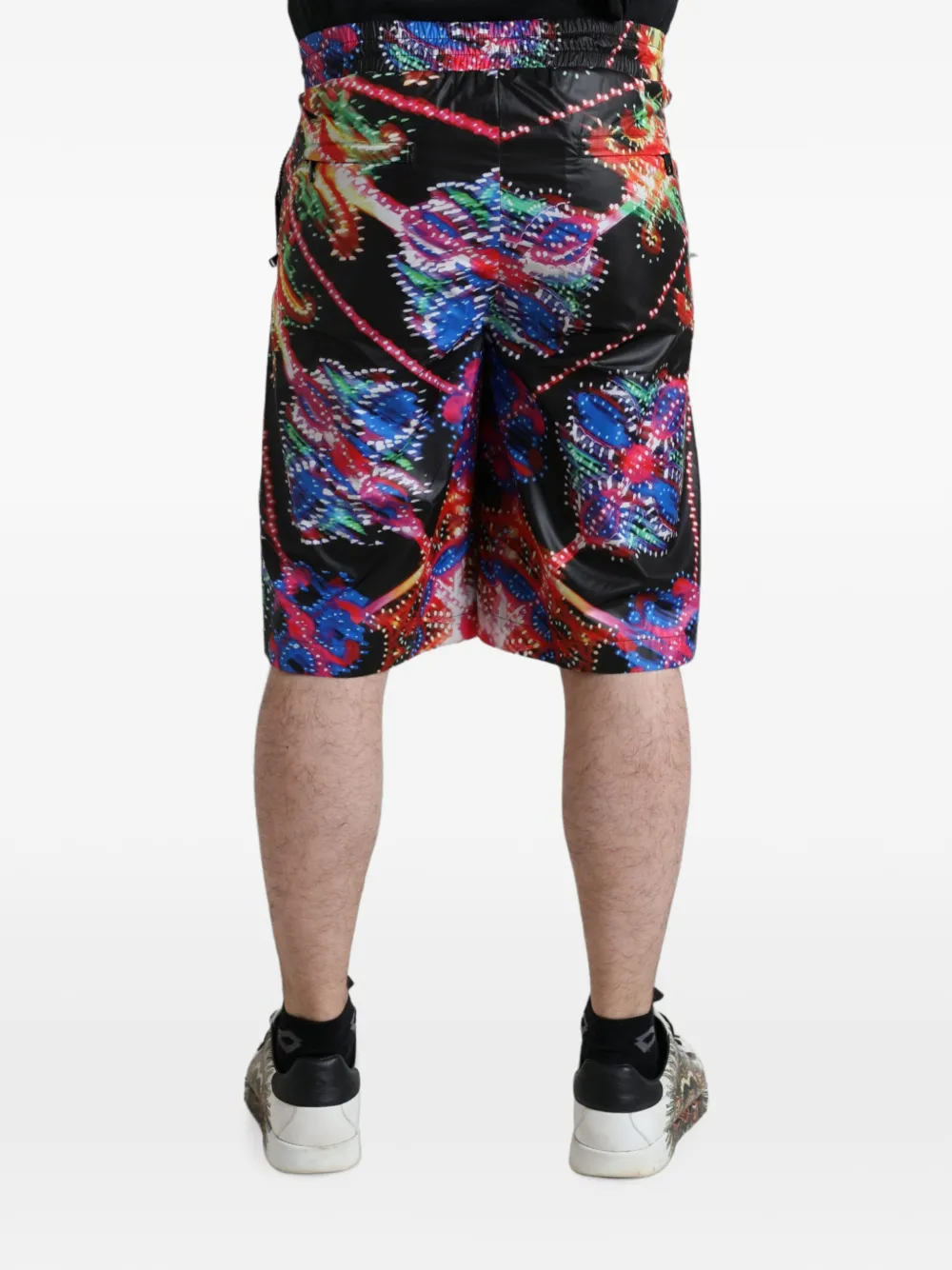 Dolce & Gabbana Zwembroek met Luminarie-print Zwart