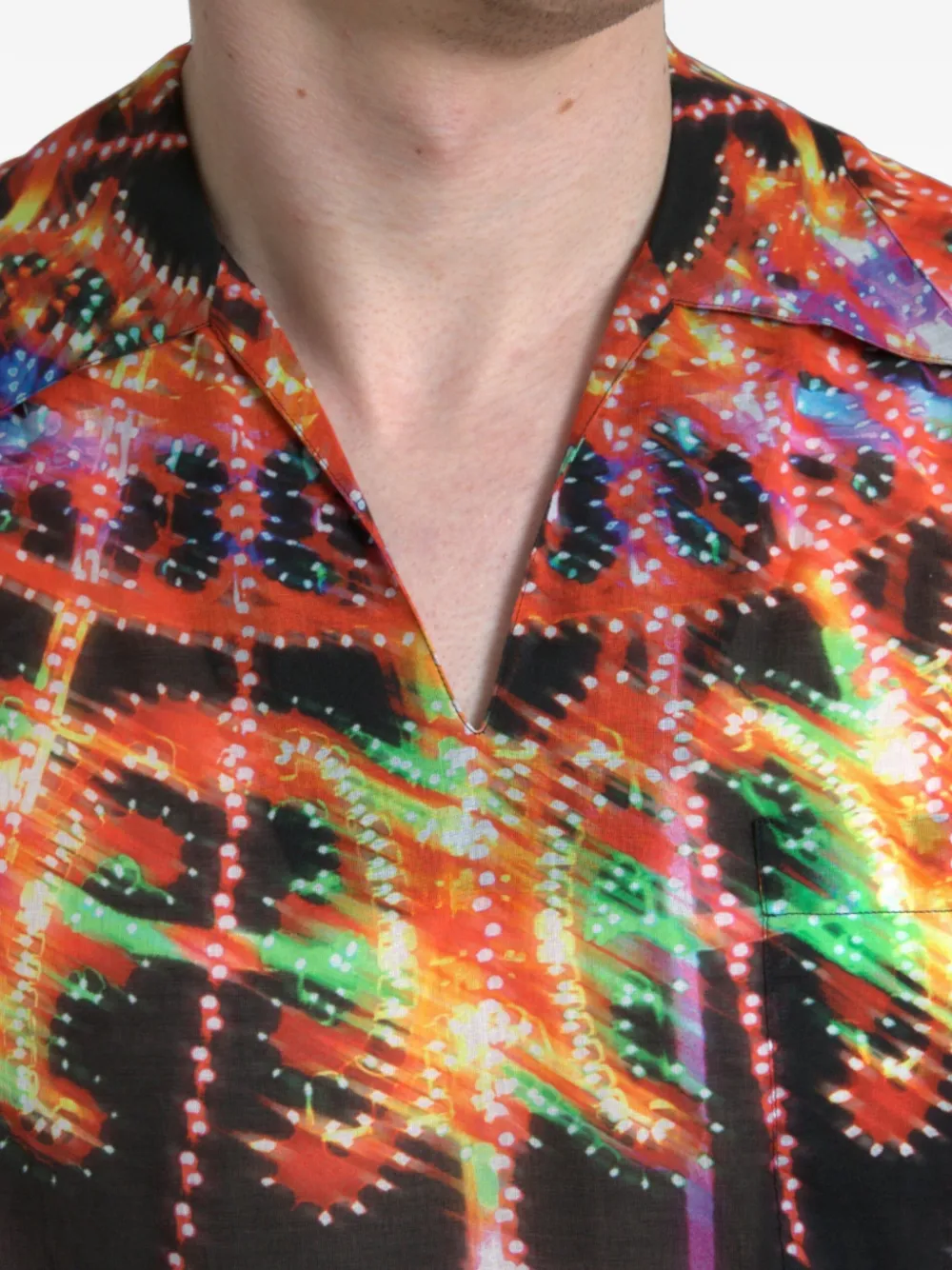 Dolce & Gabbana Zijden T-shirt met Luminarie-print Zwart