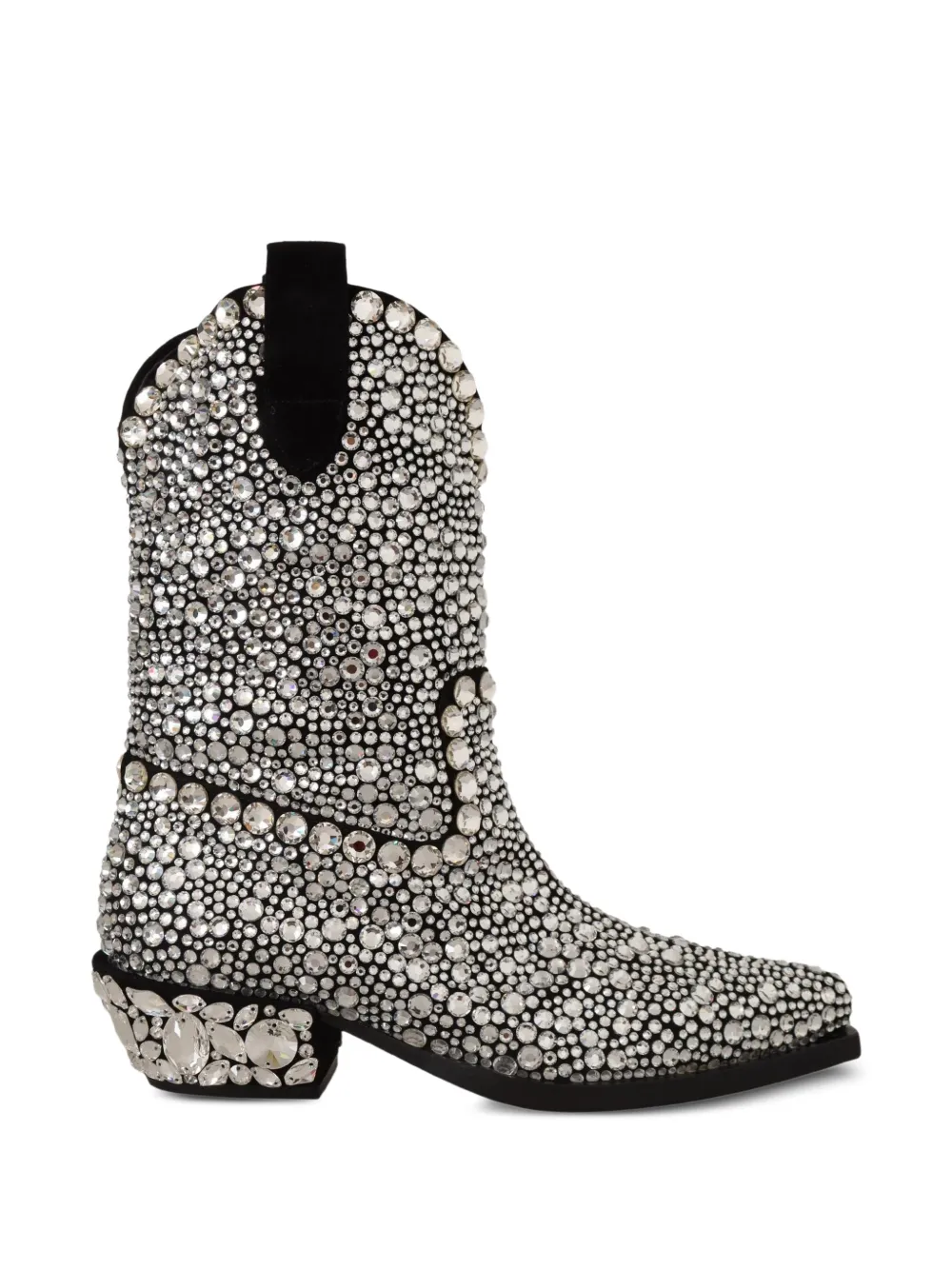 Dolce & Gabbana crystal-embellished cowboy boots