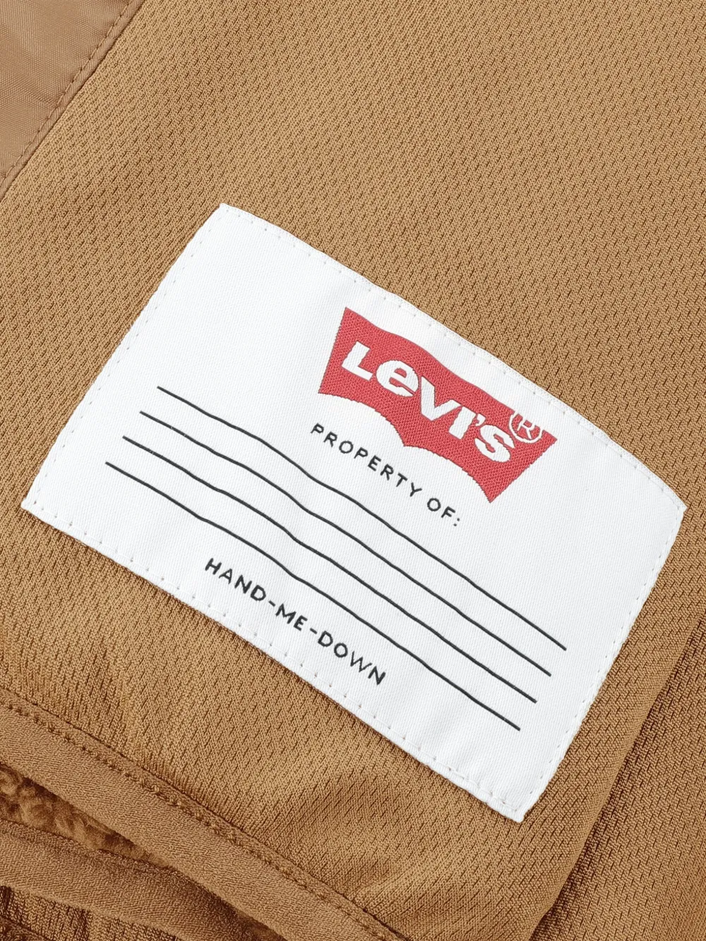 Levi's Kids Fleece jack met raglan mouwen Bruin