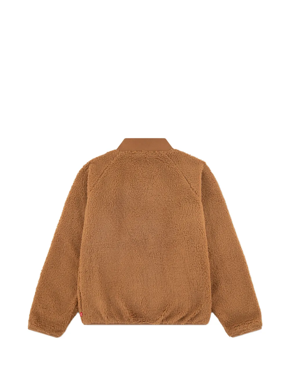 Levi's Kids Fleece jack met raglan mouwen Bruin