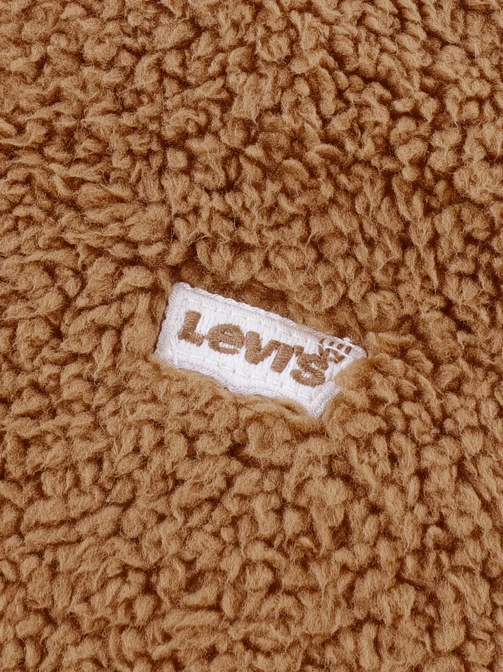 Levi's Kids Fleece jack met raglan mouwen Bruin