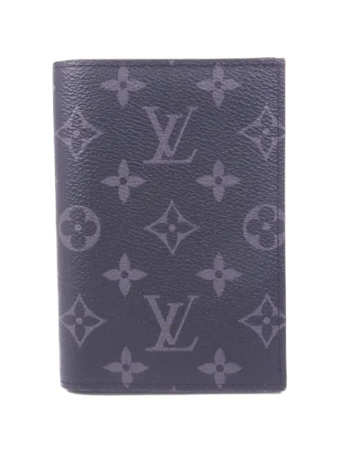 Louis Vuitton Pre-Owned Monogram Eclipse passport cover