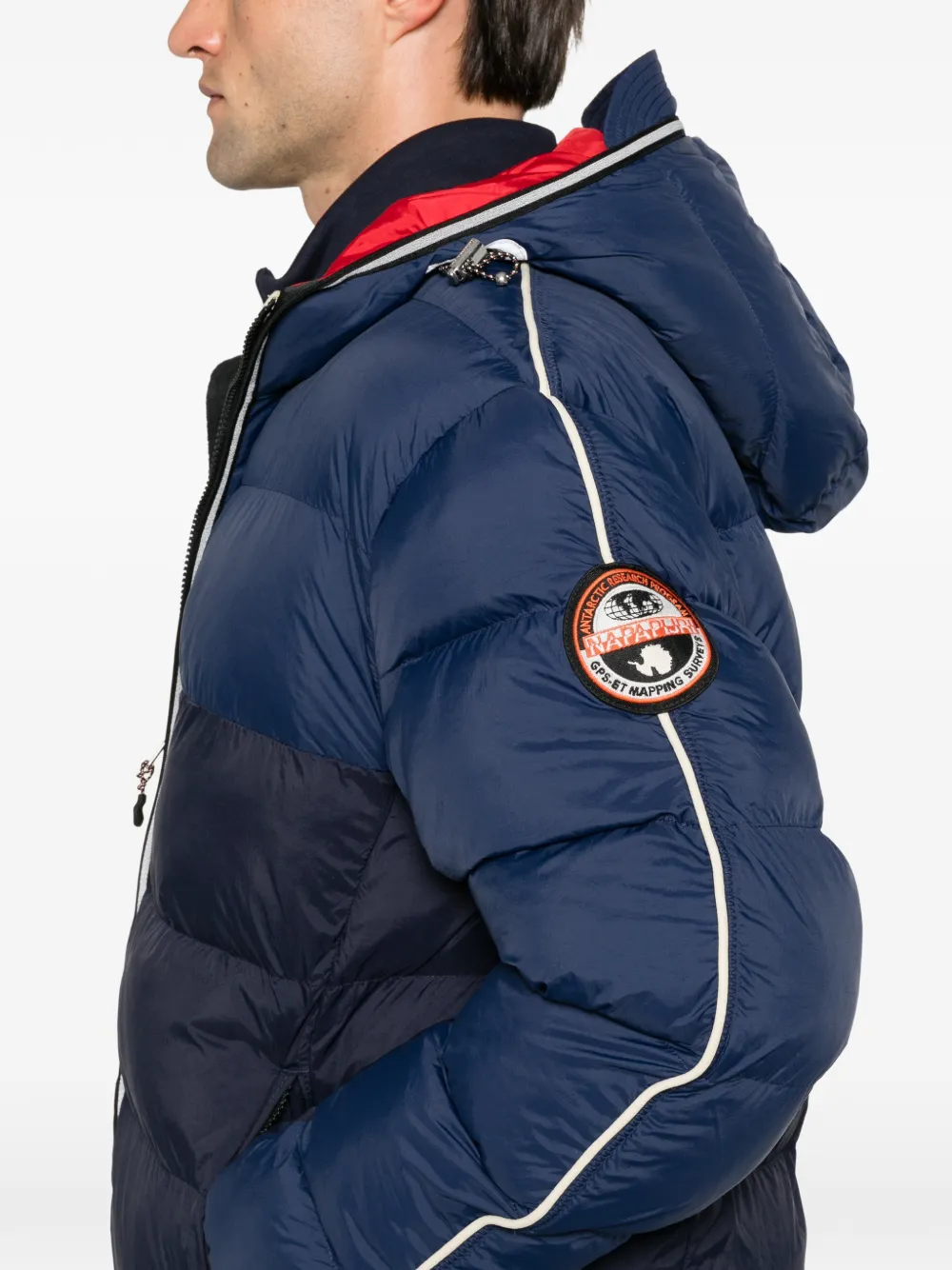 Napapijri Gewatteerd jack met capuchon Blauw
