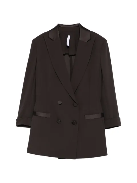 IMPERIAL double-breasted three-quarter sleeve blazer