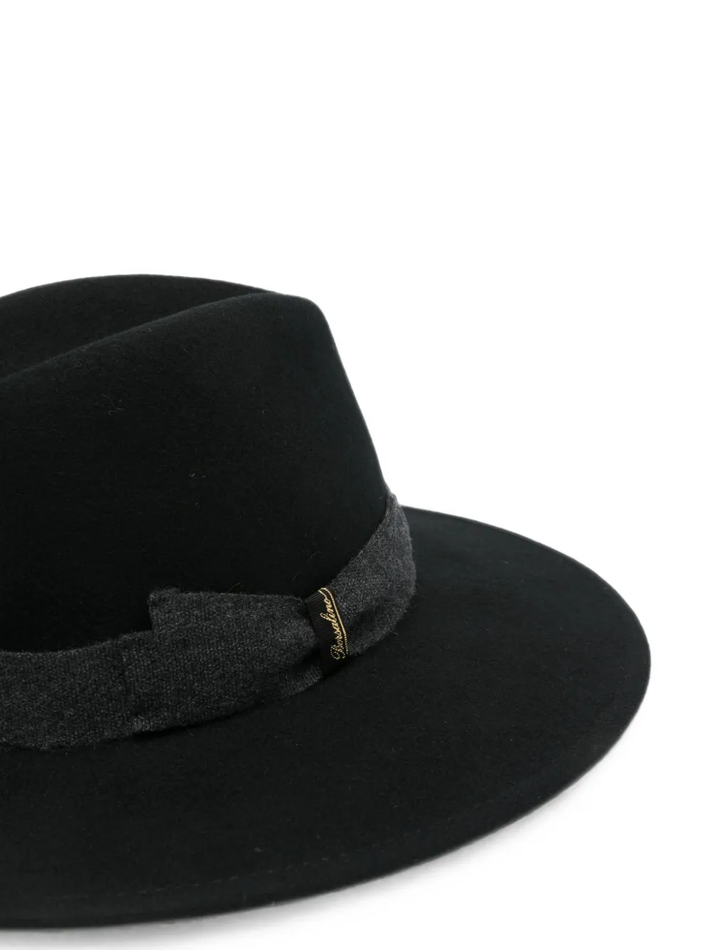 Borsalino Deva fedora hoed Zwart