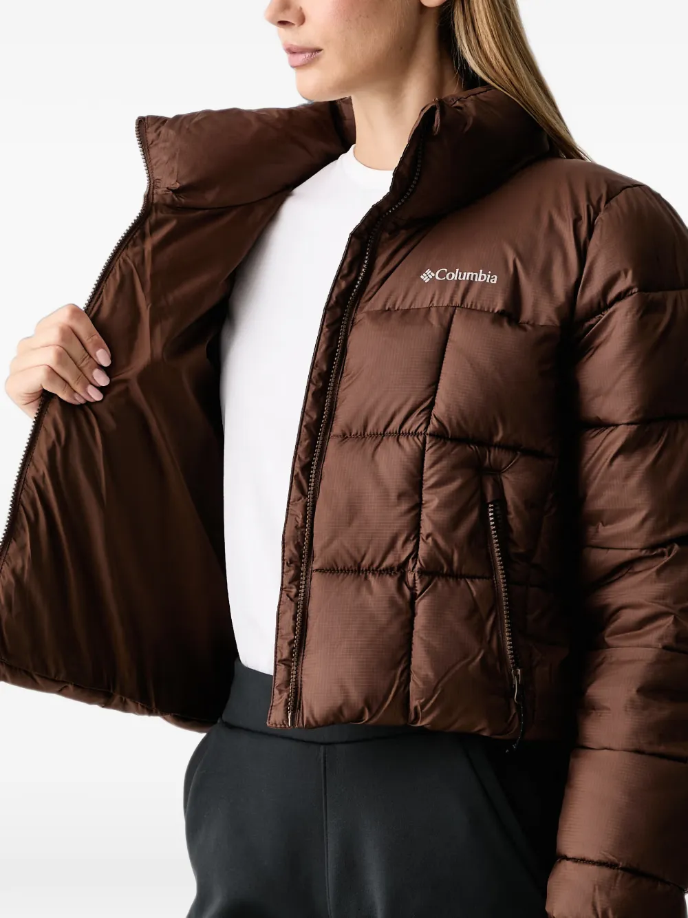 Columbia Puffect™ III gewatteerd pufferjack Bruin