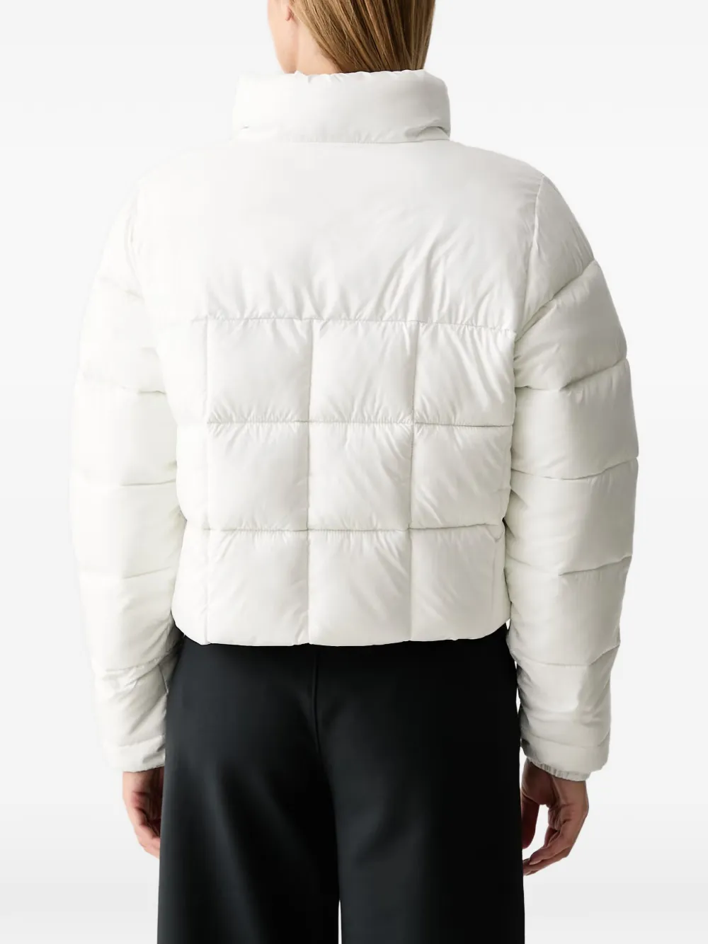Columbia Puffect™ III gewatteerd jack met logo-print Wit