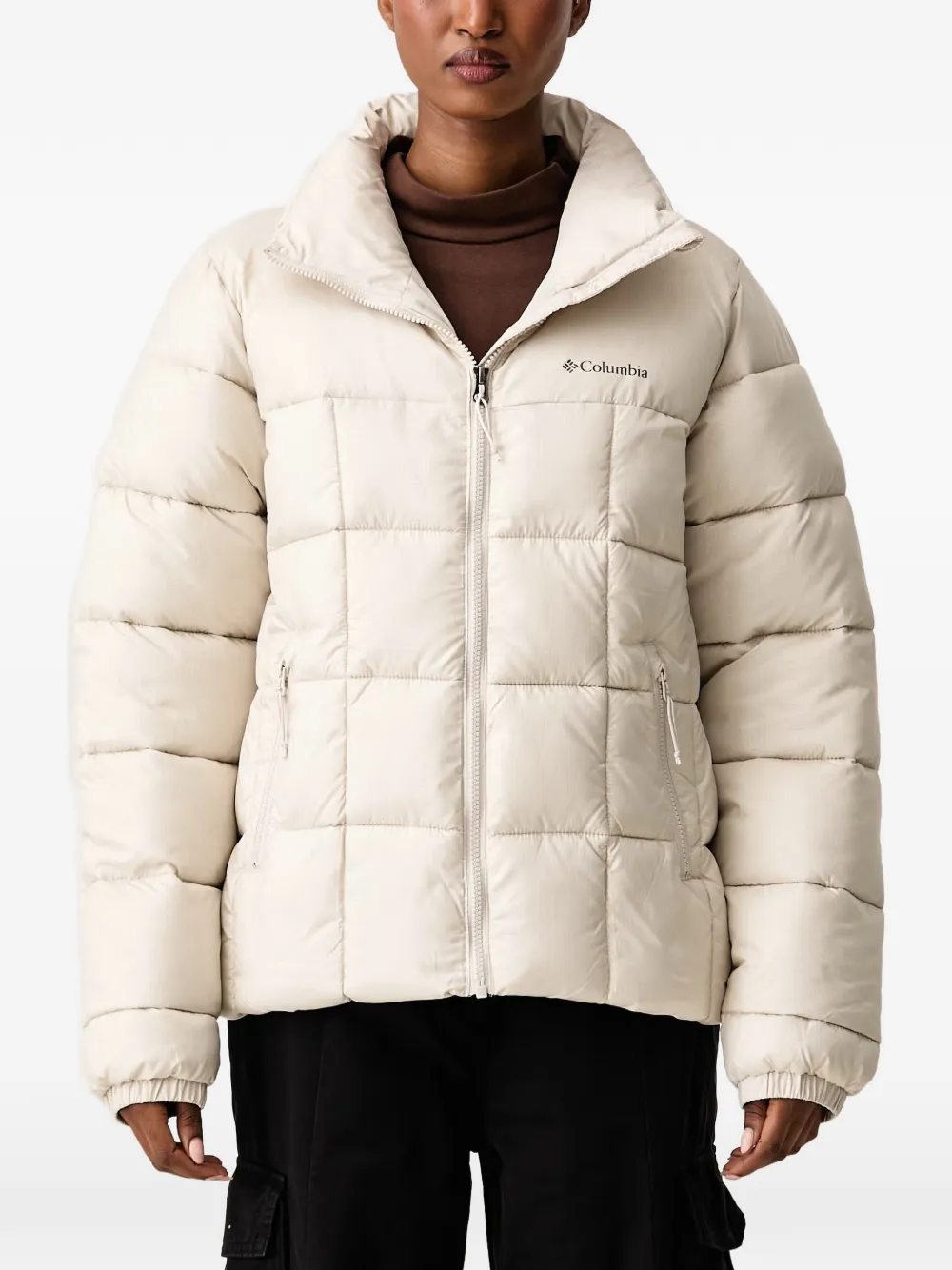 Columbia quilted high-neck jacket