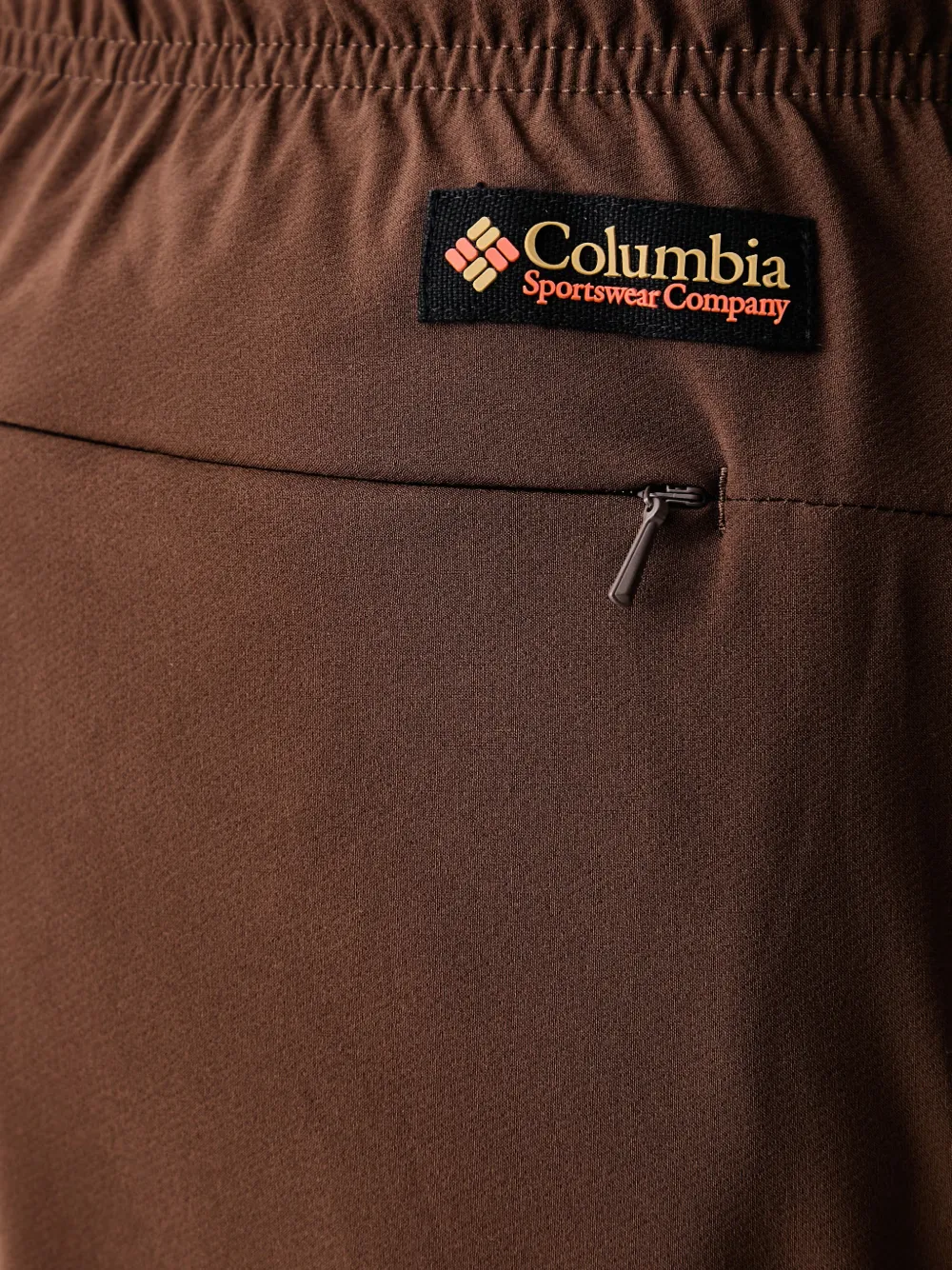 Columbia Sauvie Sky broek met rechte pijpen en logo-patch Bruin
