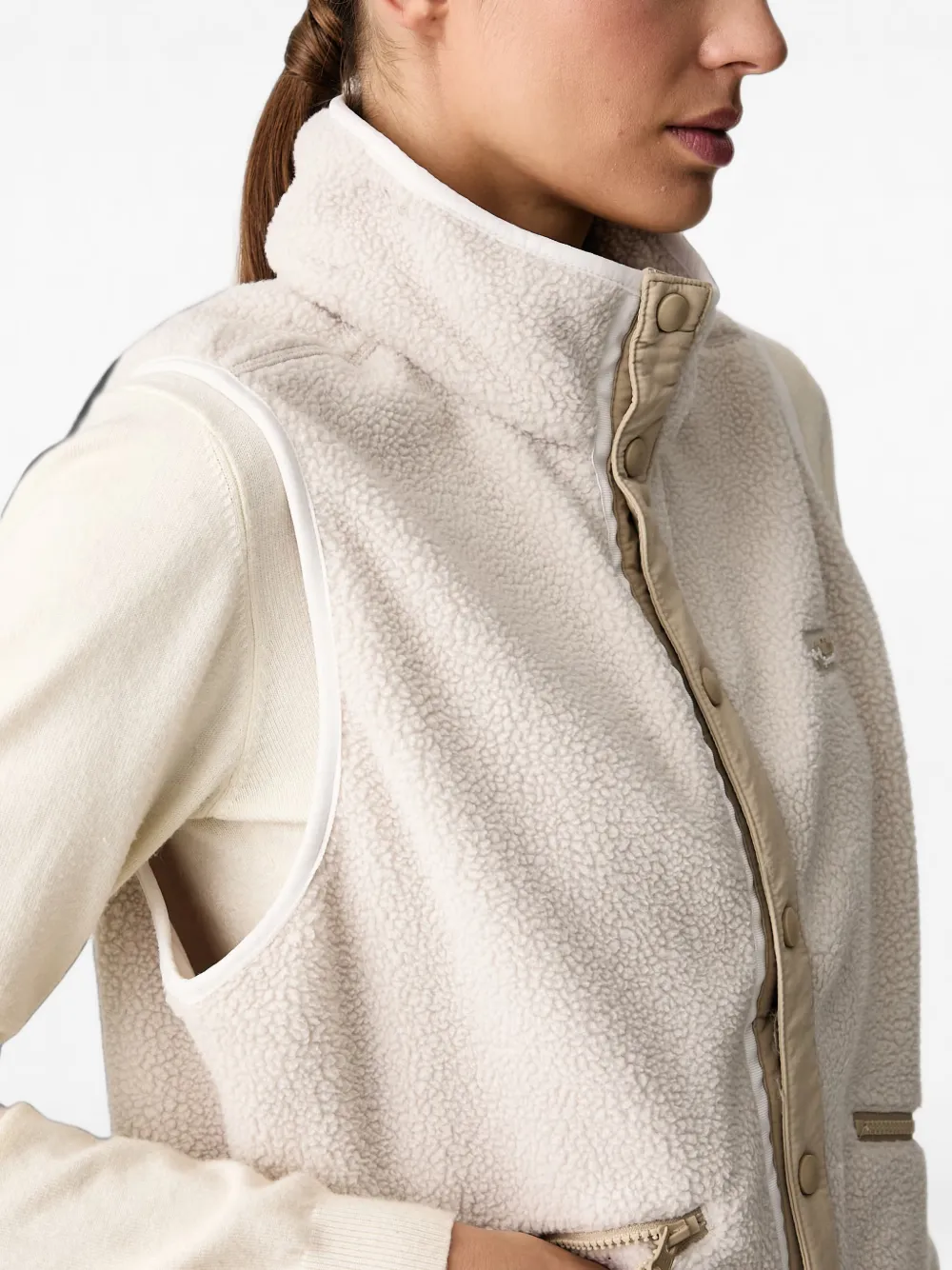 Columbia Helvetia fleece bodywarmer Beige