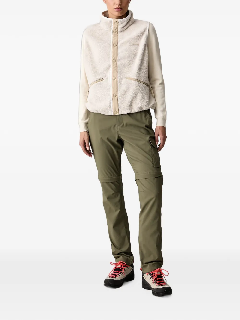 Columbia Helvetia fleece bodywarmer Beige