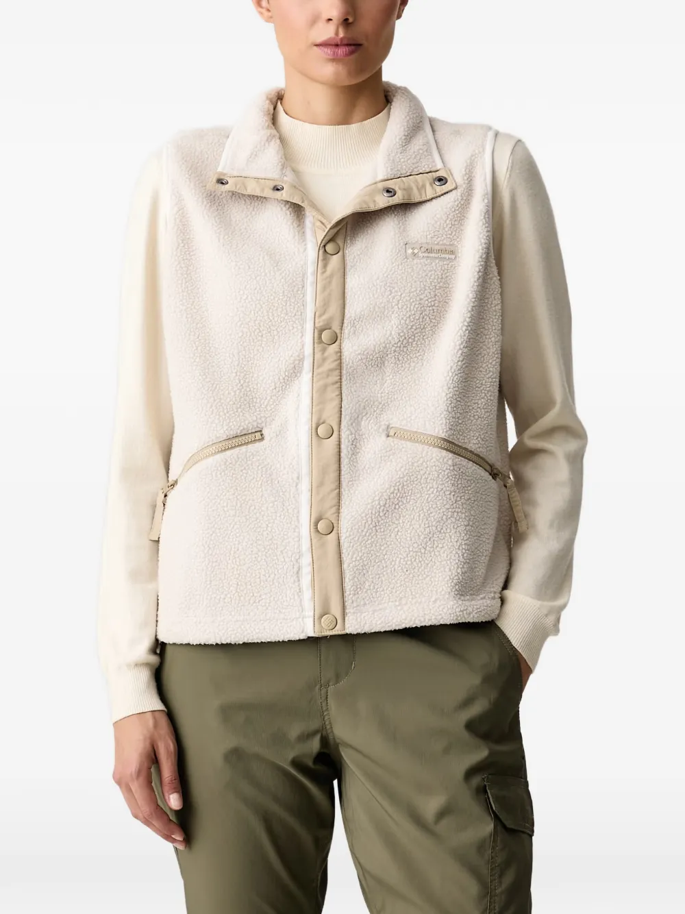 Columbia gilet Helvetia en polaire - Tons neutres Columbia gilet Helvetia en polaire - Tons neutres