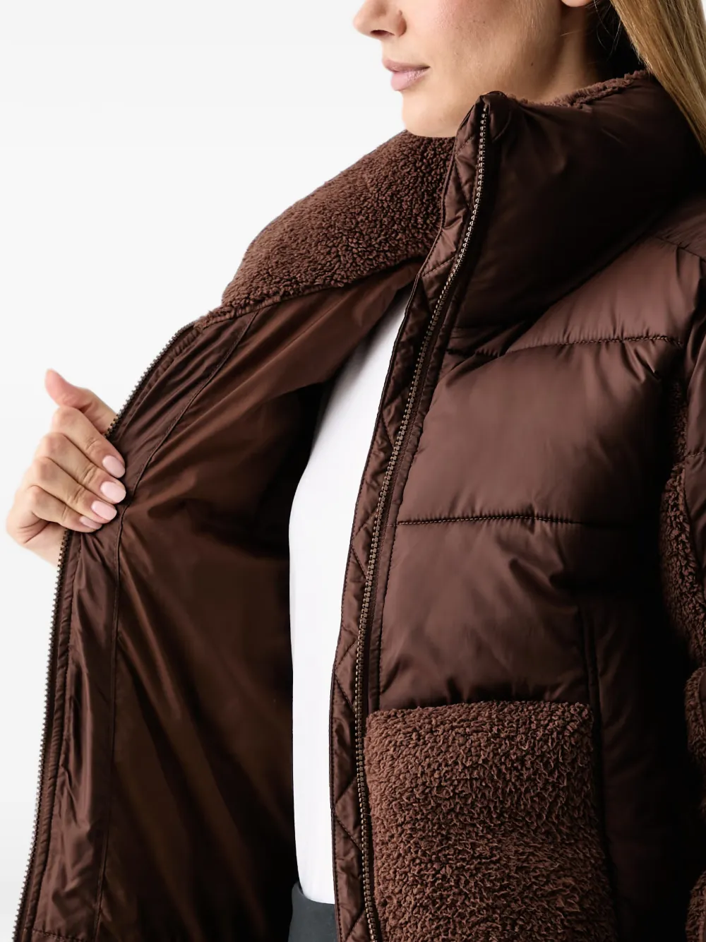 Columbia Sportswear quilted fleece-panel jacket Bruin