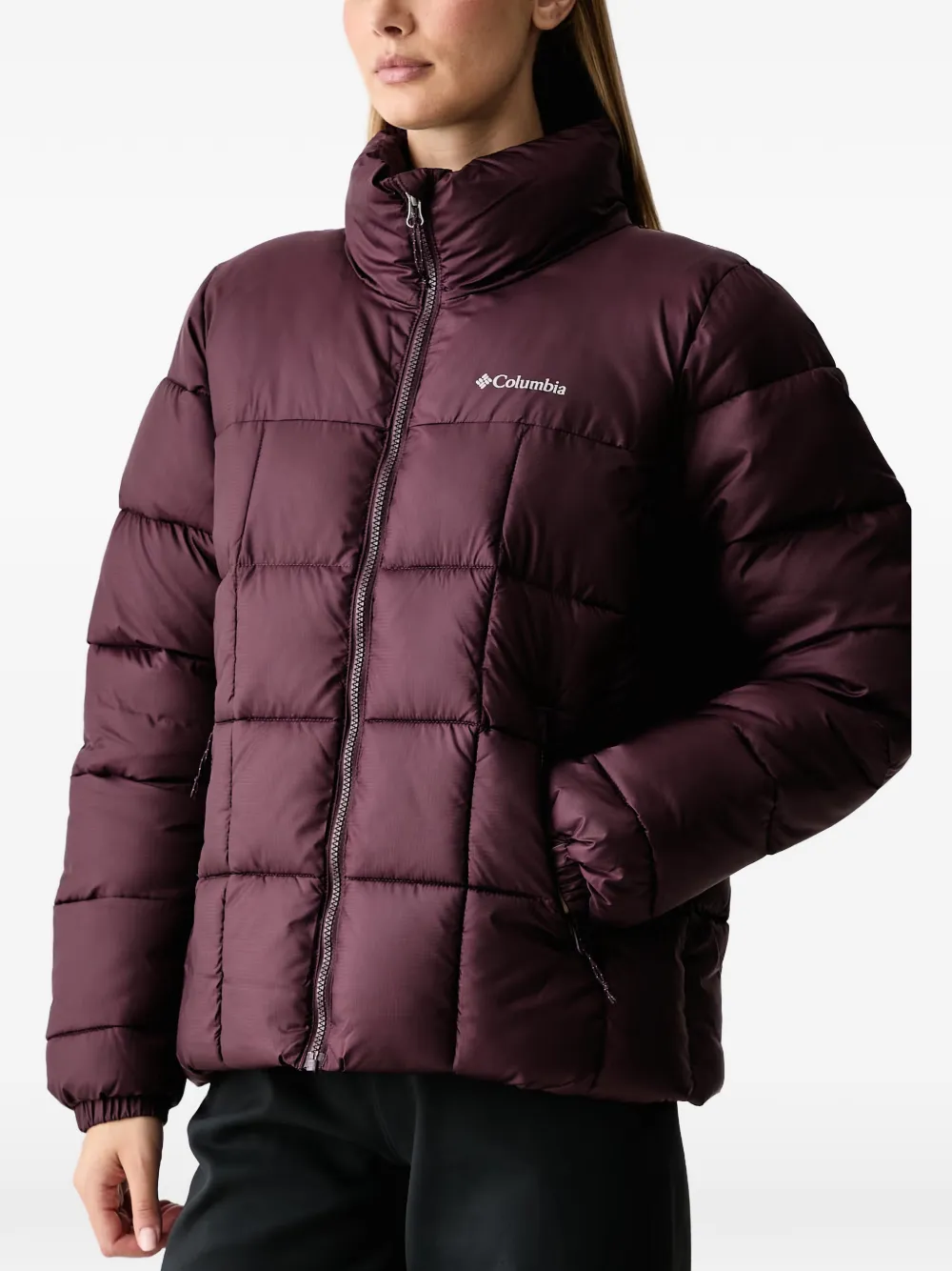 Columbia Puffect™ III pufferjack met logo-print Paars