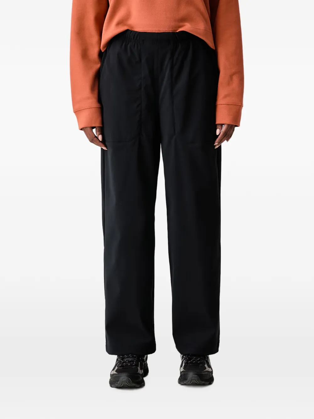 Columbia elasticated-waistband straight-leg trousers