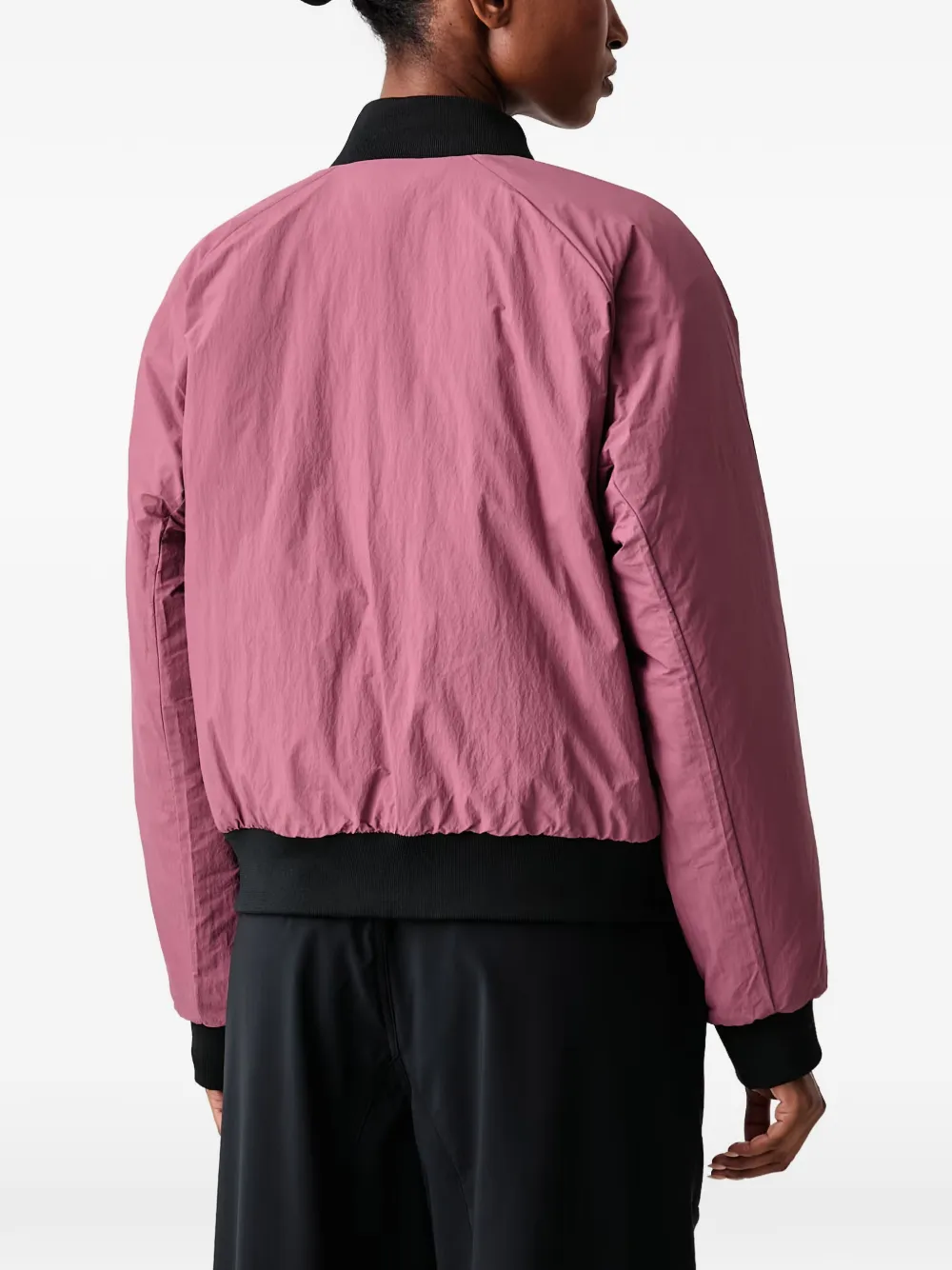 Columbia Sauvie Sky omkeerbaar bomberjack met logo-patch Zwart