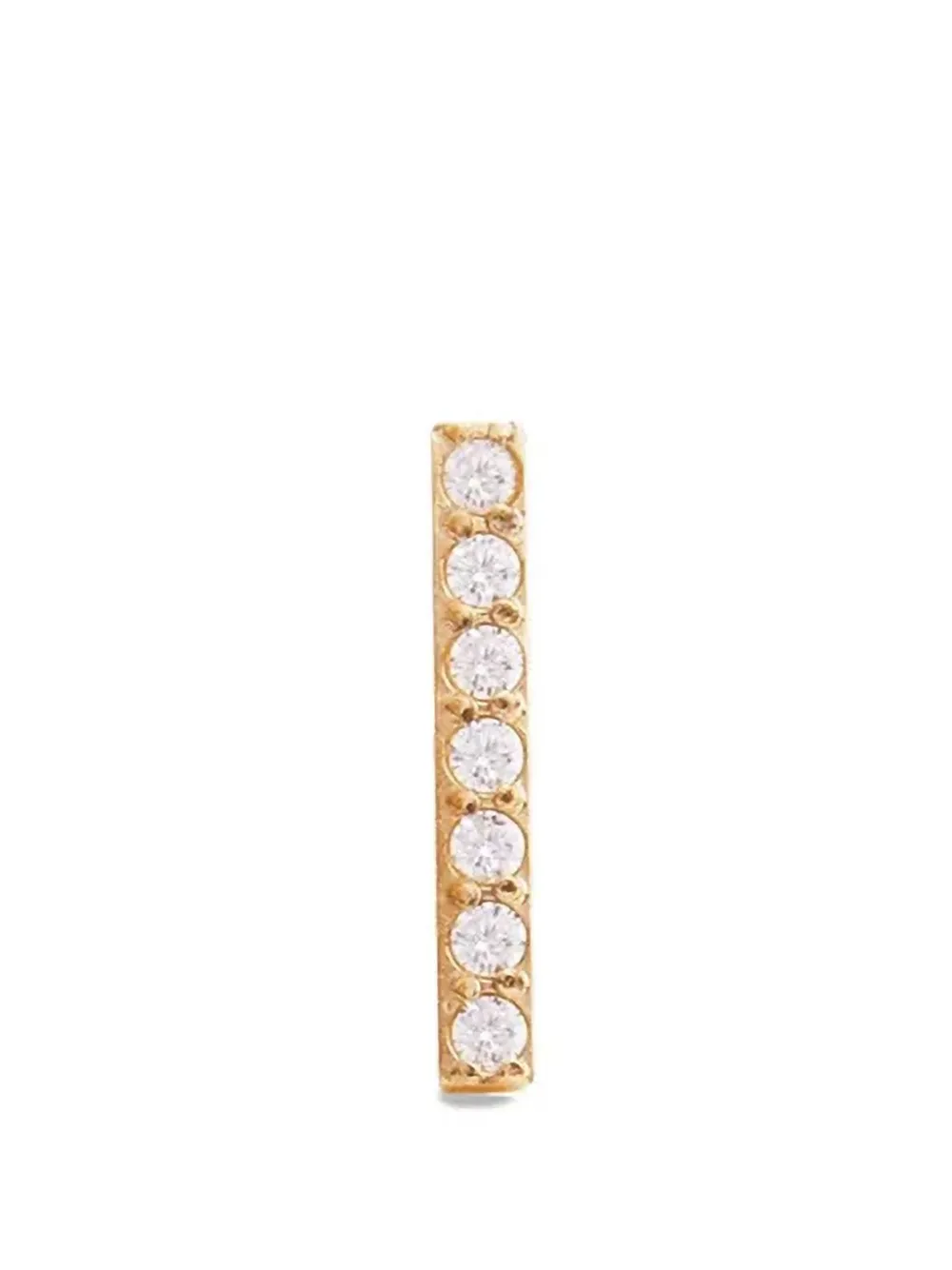 Daniel Wellington Crystal bar stud earring - Oro