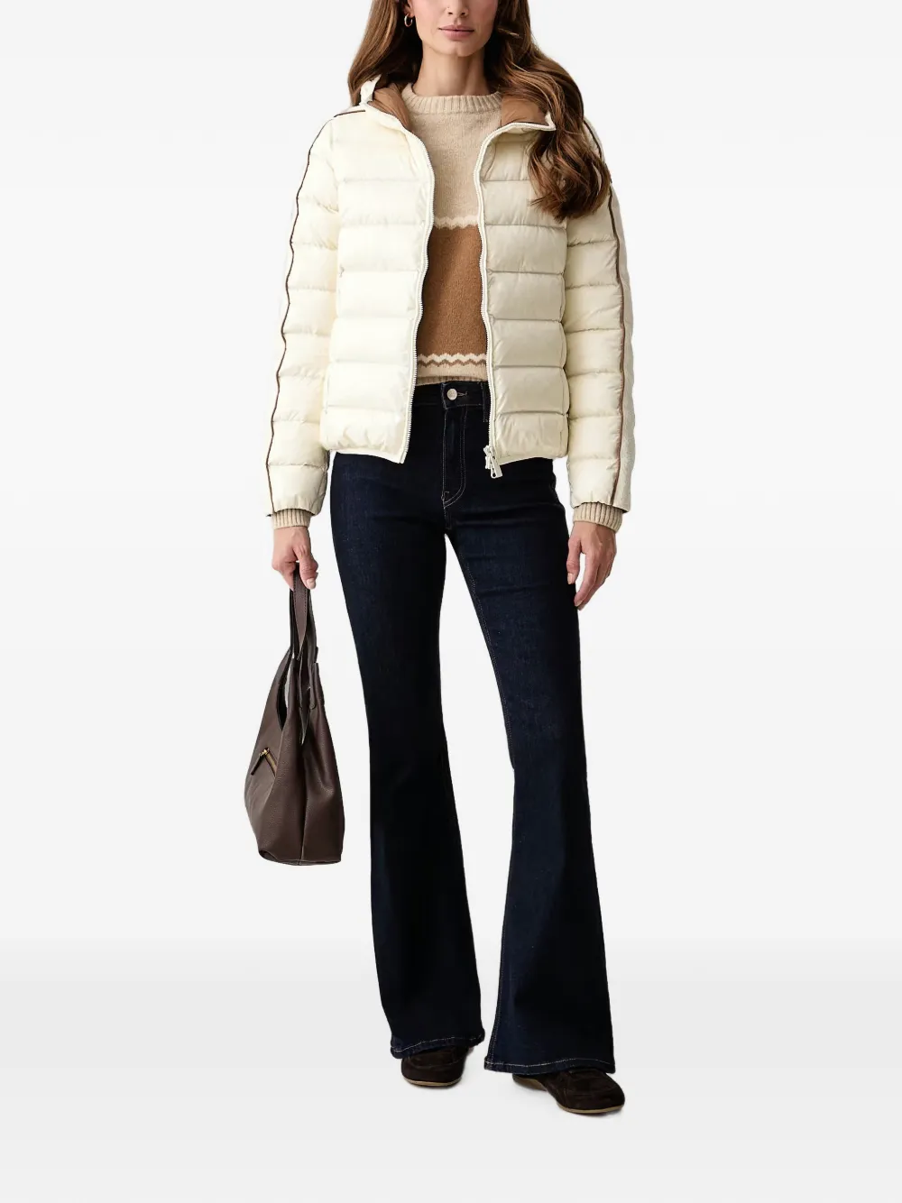 Colmar Heritage gewatteerd jack met capuchon Beige