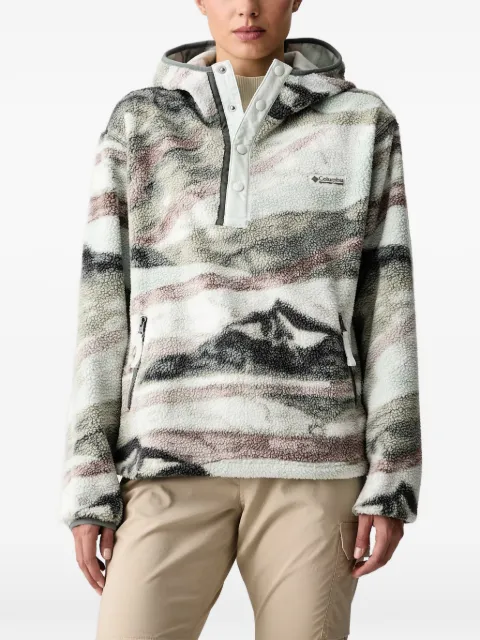 Columbia Helvetia™ II mountain-print fleece hoodie