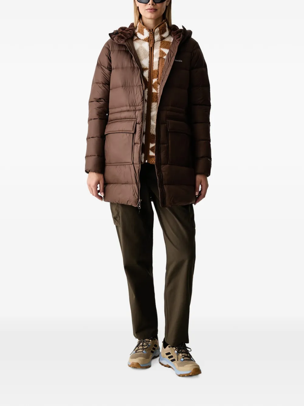 Columbia Harmony Falls™ gewatteerd jack met capuchon Bruin