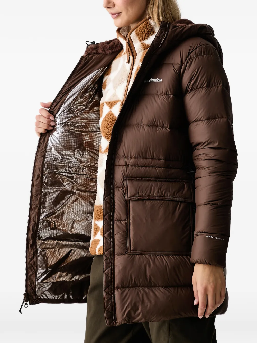 Columbia Harmony Falls™ gewatteerd jack met capuchon Bruin