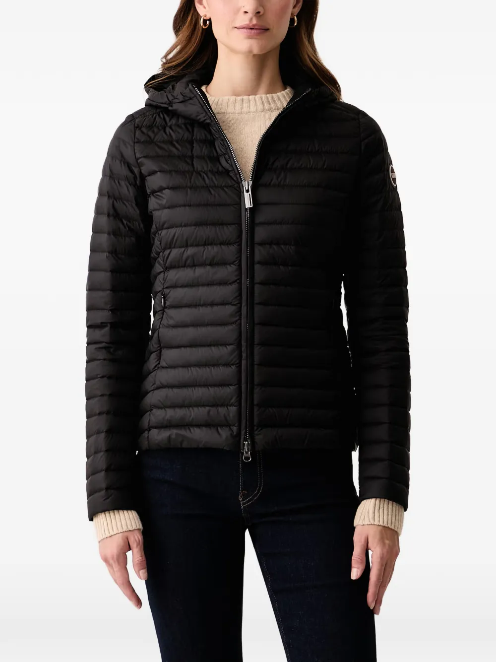 Colmar quilted hooded jacket - Nero